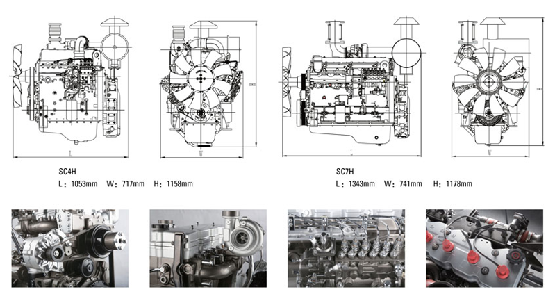 上柴股份柴油發(fā)電機(jī)組H系列安裝尺寸外形圖 上柴股份柴油發(fā)電機(jī)組H系列安裝尺寸外形圖